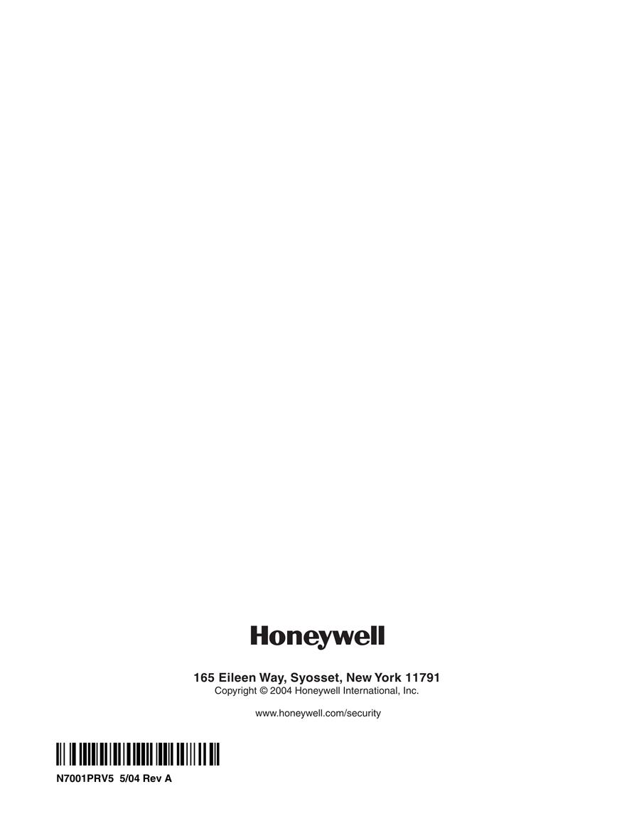  Honeywell 2 PartitionedSecuritySystem