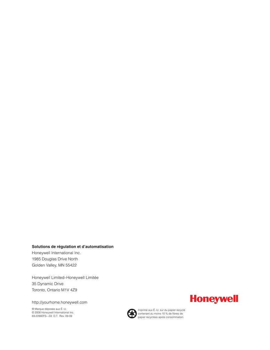  Honeywell 69 2286EFS 03