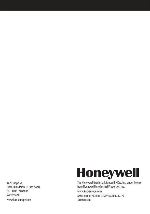  Honeywell AMH 10000E