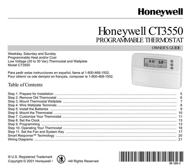  Honeywell CT3550