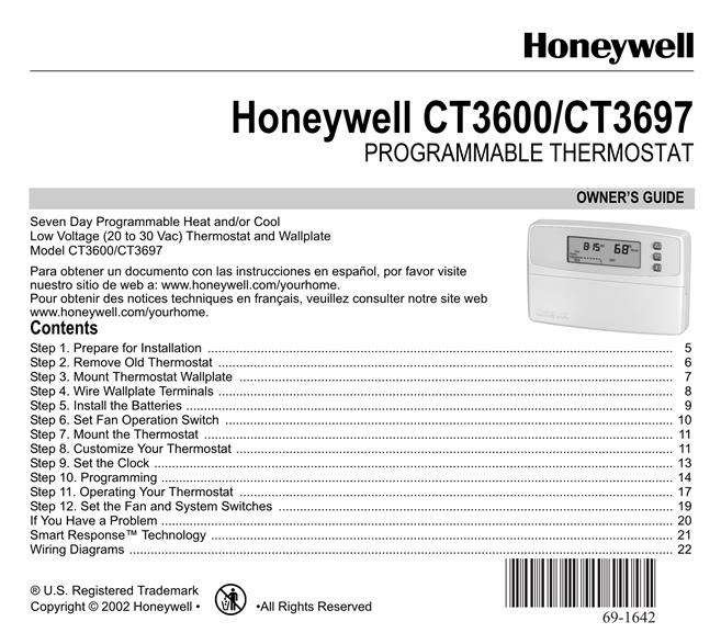  Honeywell CT3697