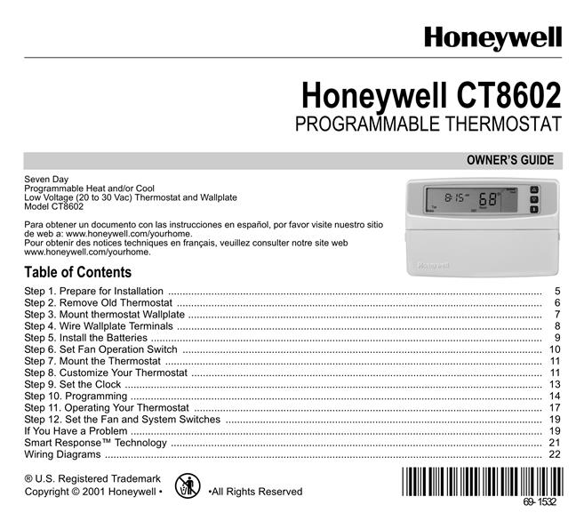  Honeywell CT8602