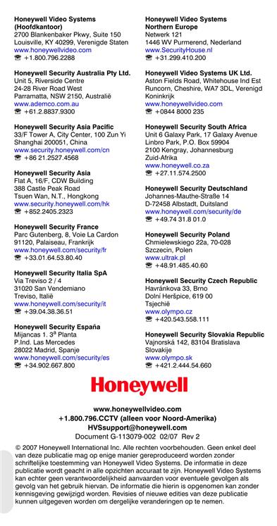  Honeywell HCD484L