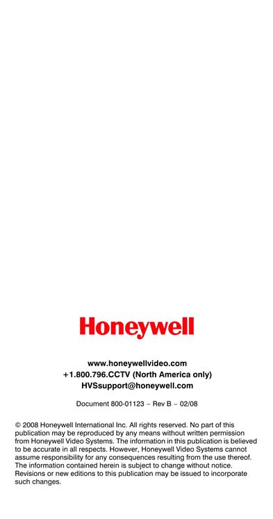  Honeywell HCS544