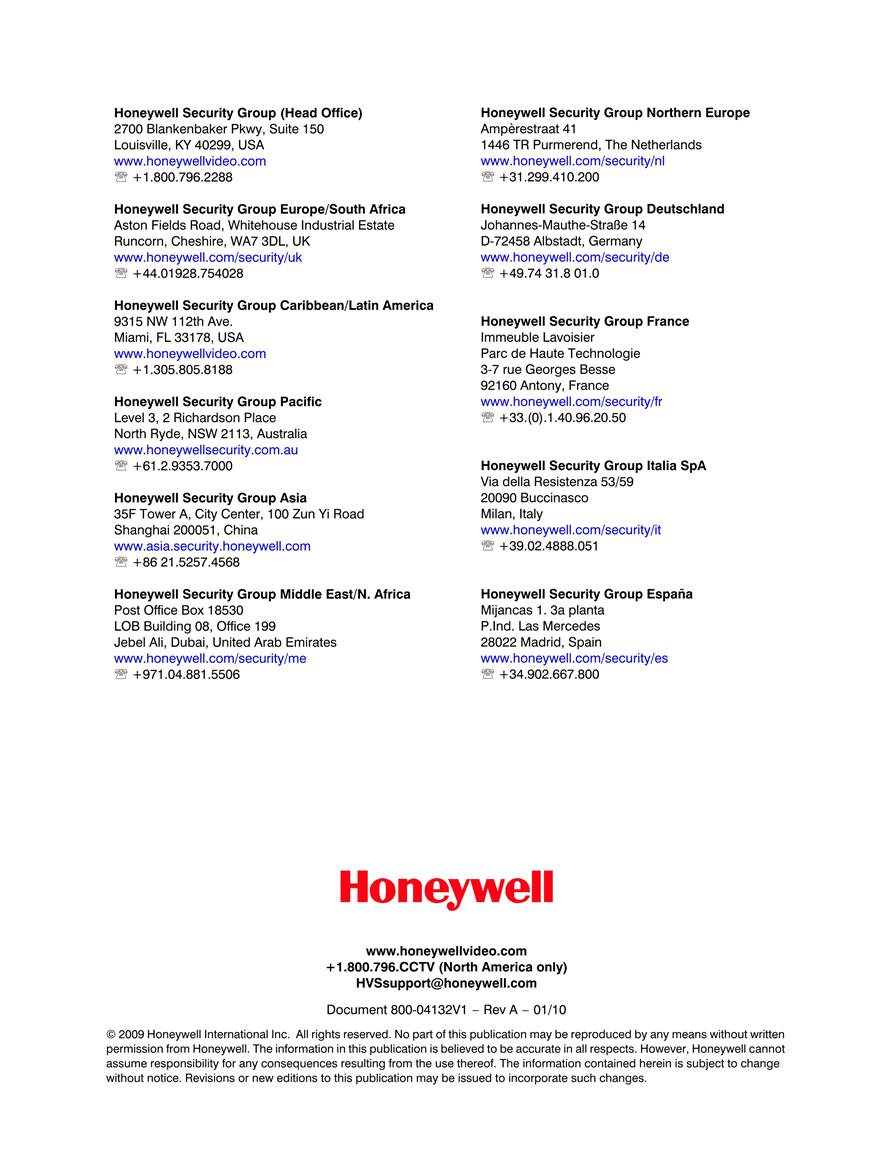  Honeywell HD3MDIPX