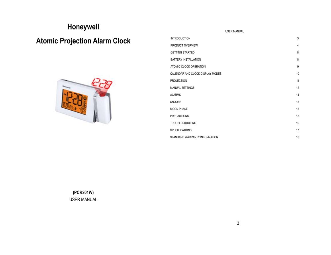  Honeywell PCR201W