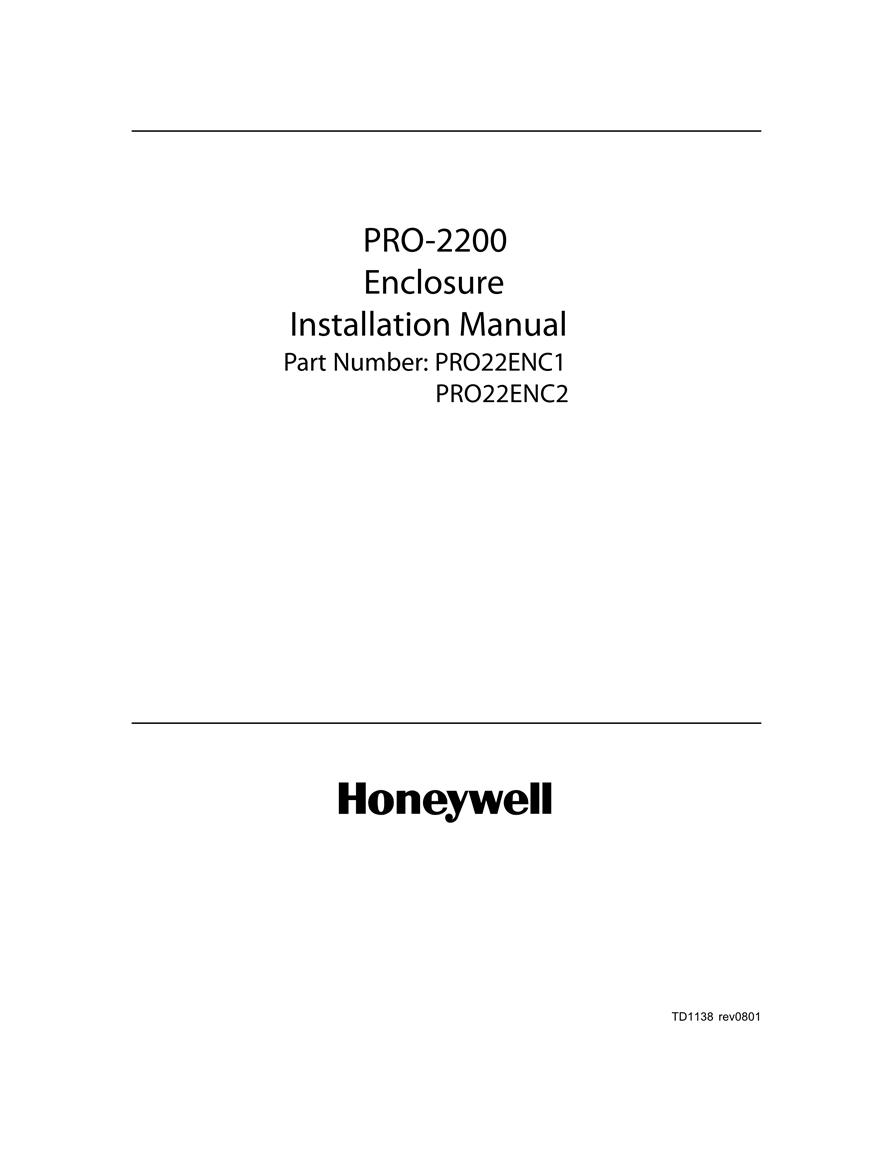  Honeywell PRO22ENC2
