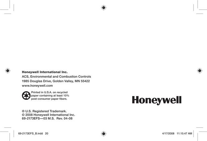  Honeywell RCW25
