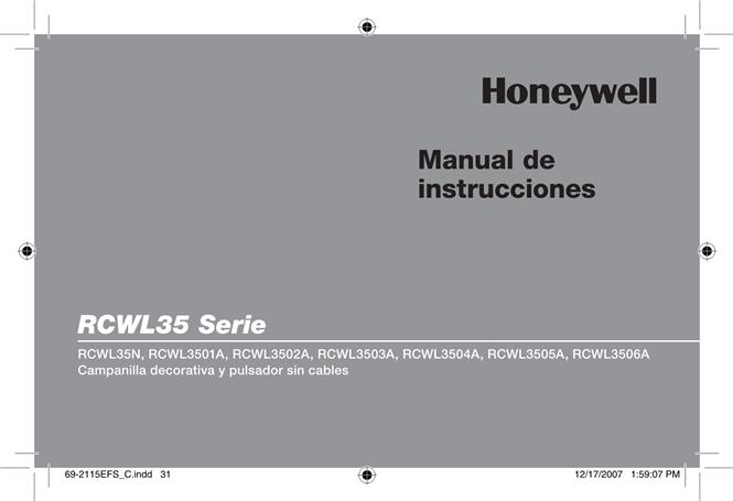  Honeywell RCWL3503A