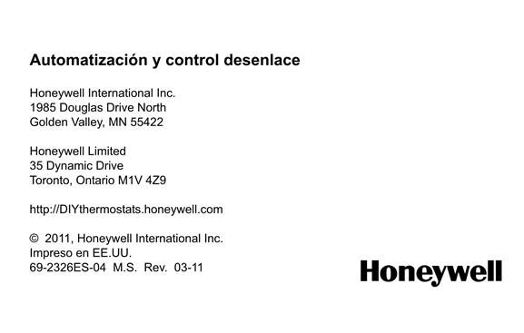  Honeywell RTH2300