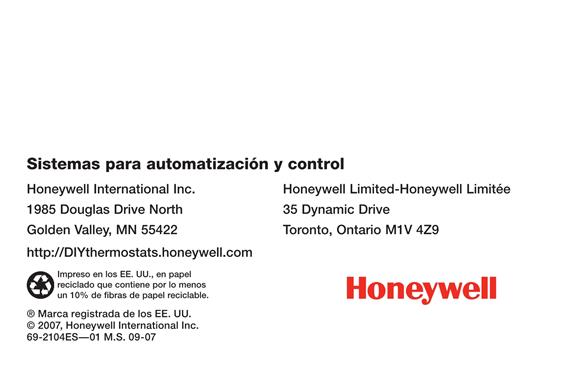  Honeywell RTH7000