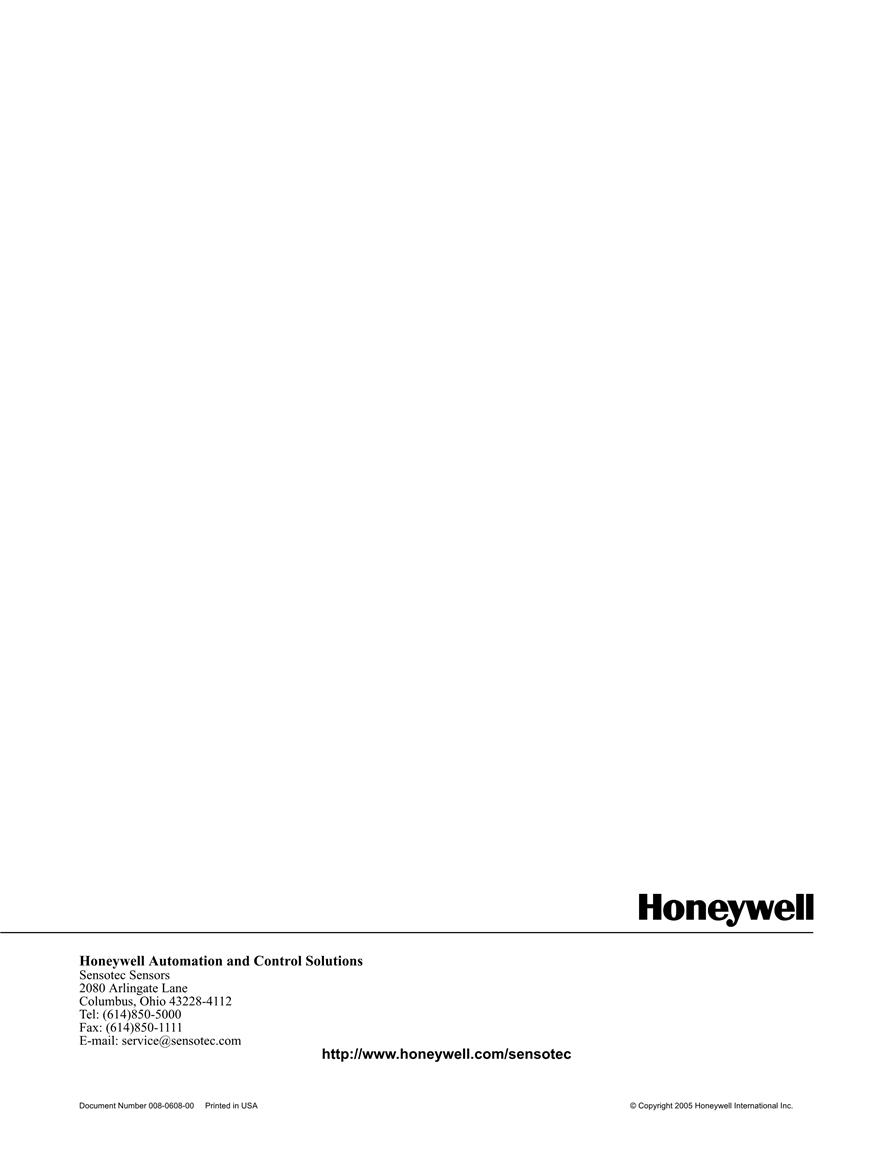  Honeywell SC2000