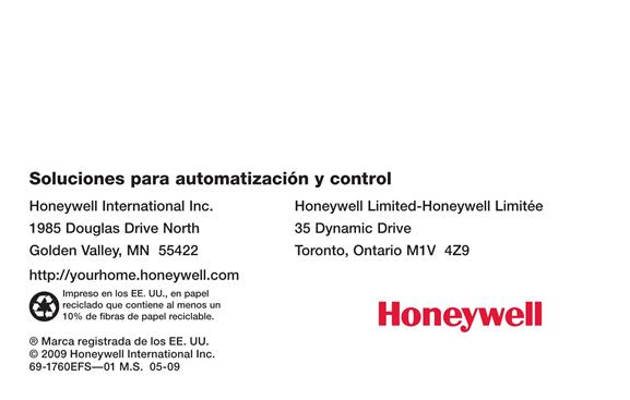  Honeywell TH4000