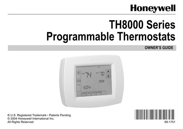  Honeywell TH8000