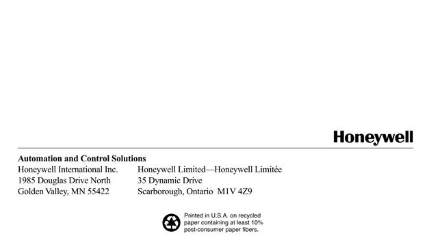  Honeywell TS8095A191108AC