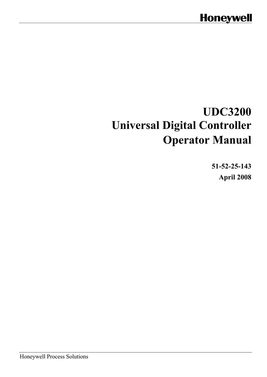  Honeywell UDC3200